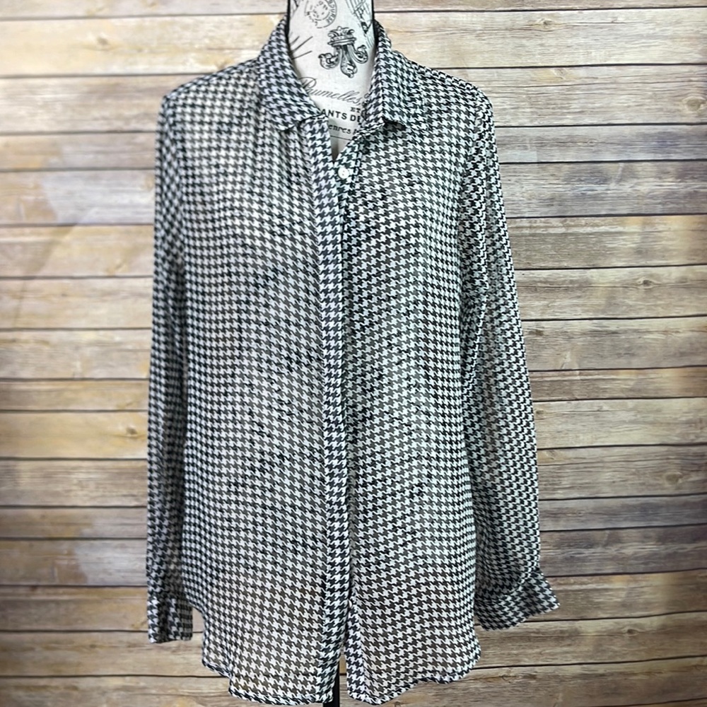 Ricki's sheer button down